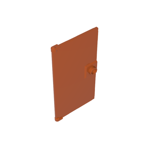 Gobricks,Door 1 x 4 x 6 Smooth with Square Handle Plinth,60616a,60616,60616b,35290,35291