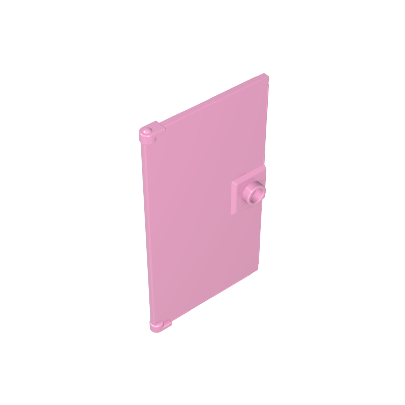 Gobricks,Door 1 x 4 x 6 Smooth with Square Handle Plinth,60616a,60616,60616b,35290,35291