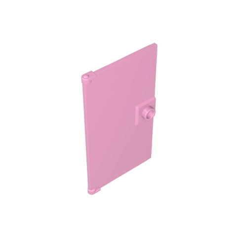 Gobricks,Door 1 x 4 x 6 Smooth with Square Handle Plinth,60616a,60616,60616b,35290,35291