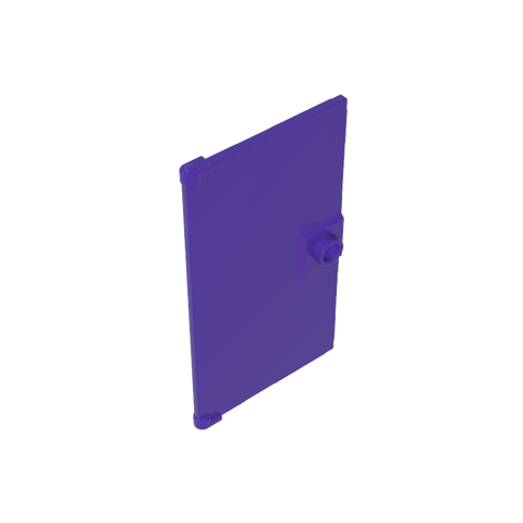 Gobricks,Door 1 x 4 x 6 Smooth with Square Handle Plinth,60616a,60616,60616b,35290,35291