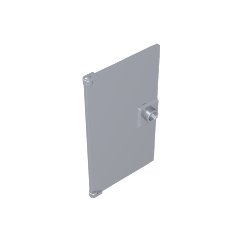 Gobricks,Door 1 x 4 x 6 Smooth with Square Handle Plinth,60616a,60616,60616b,35290,35291