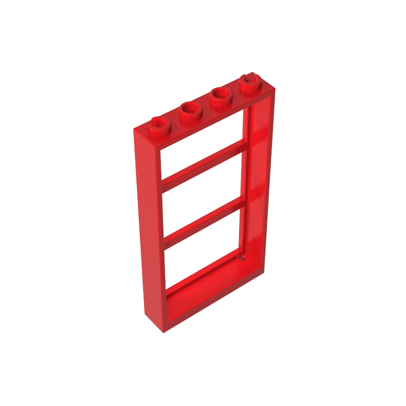 Gobricks,Window 1 x 4 x 6 Frame with 3 Panes,57894,46523,6160,6160a