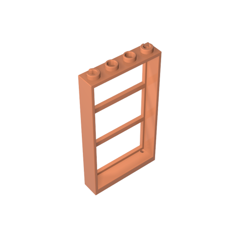 Gobricks,Window 1 x 4 x 6 Frame with 3 Panes,57894,46523,6160,6160a
