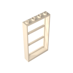 Window 1 x 4 x 6 Frame with 3 Panes,57894