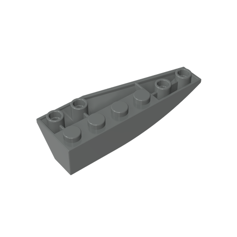 Gobricks,Wedge Curved Inverted 6 x 2 Left,41765