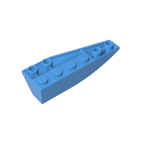 Gobricks,Wedge Curved Inverted 6 x 2 Left,41765
