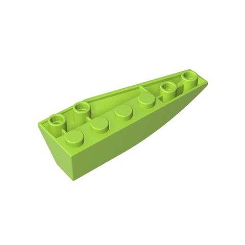 Gobricks,Wedge Curved Inverted 6 x 2 Left,41765