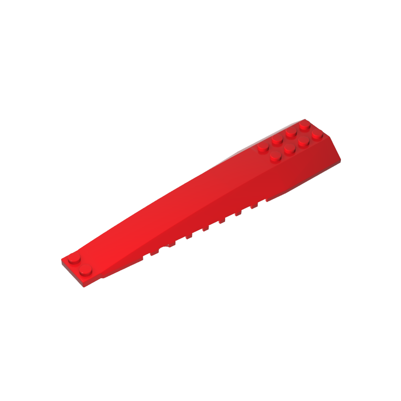 Gobricks,Wedge Curved 16 x 4 Triple,45301