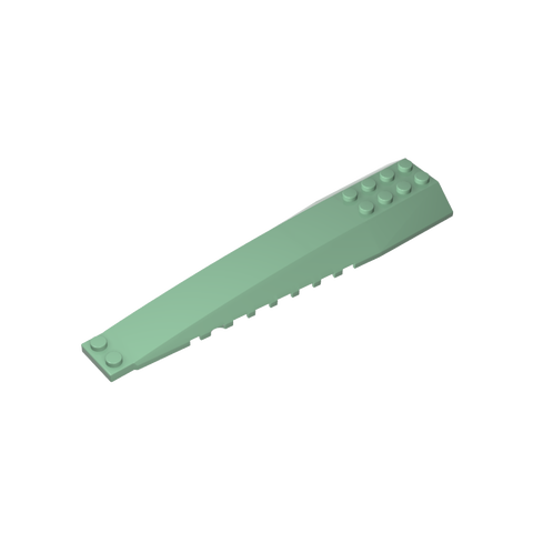 Gobricks,Wedge Curved 16 x 4 Triple,45301