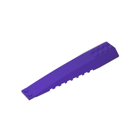 Gobricks,Wedge Curved 16 x 4 Triple,45301