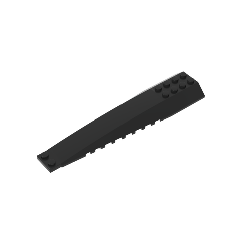 Gobricks,Wedge Curved 16 x 4 Triple,45301