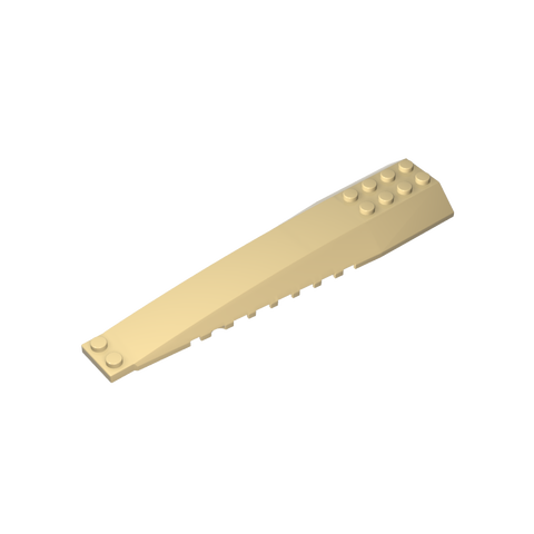 Gobricks,Wedge Curved 16 x 4 Triple,45301