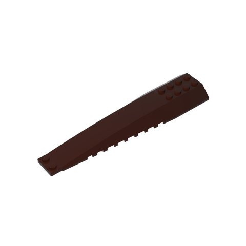 Gobricks,Wedge Curved 16 x 4 Triple,45301