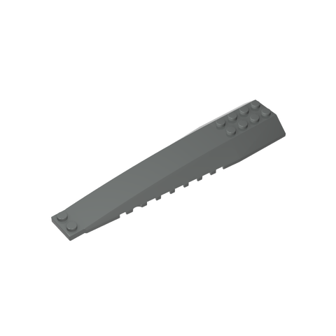 Gobricks,Wedge Curved 16 x 4 Triple,45301
