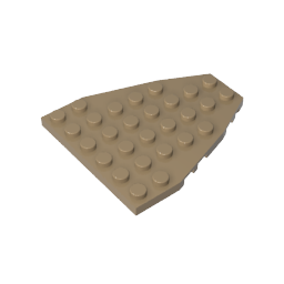 Gobricks,Boat Bow Plate 7 x 6 with Stud Notches,50303,2625