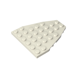 Gobricks,Boat Bow Plate 7 x 6 with Stud Notches,50303,2625