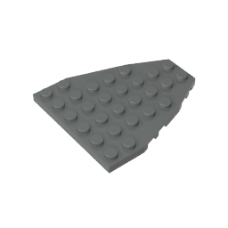 Gobricks,Boat Bow Plate 7 x 6 with Stud Notches,50303,2625
