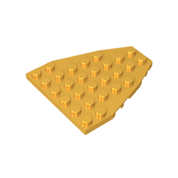 Gobricks,Boat Bow Plate 7 x 6 with Stud Notches,50303,2625