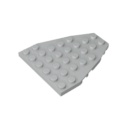 Gobricks,Boat Bow Plate 7 x 6 with Stud Notches,50303,2625
