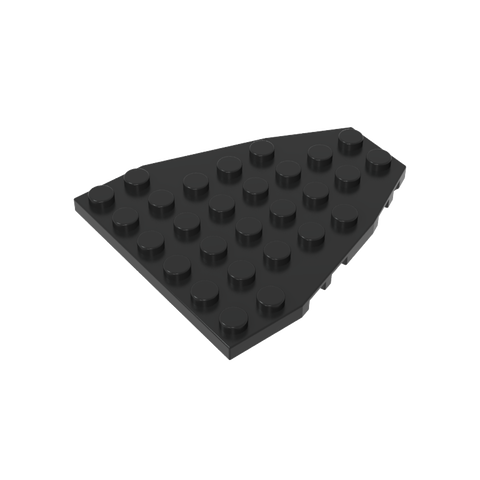 Gobricks,Boat Bow Plate 7 x 6 with Stud Notches,50303,2625