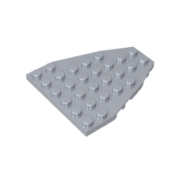 Gobricks,Boat Bow Plate 7 x 6 with Stud Notches,50303,2625