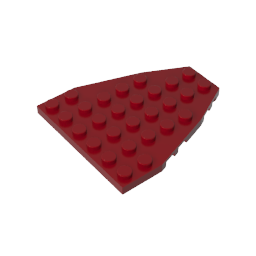 Gobricks,Boat Bow Plate 7 x 6 with Stud Notches,50303,2625