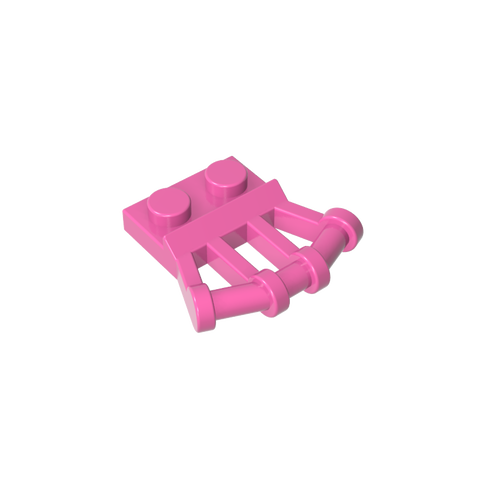 Gobricks,Plate Special 1 x 2 with Angled Handles on Side,92692