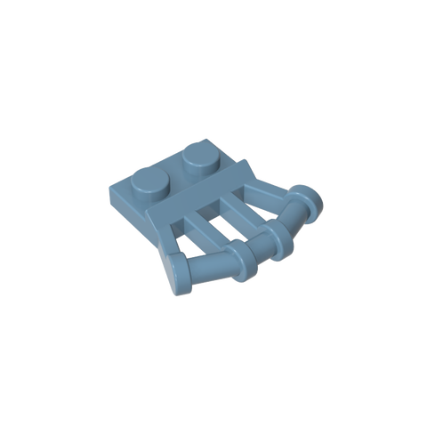 Gobricks,Plate Special 1 x 2 with Angled Handles on Side,92692