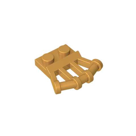 Gobricks,Plate Special 1 x 2 with Angled Handles on Side,92692