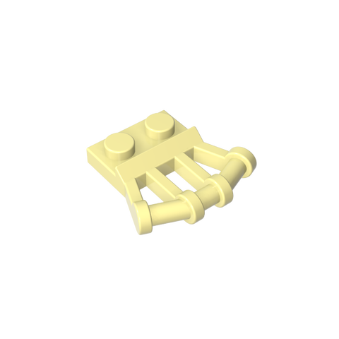 Gobricks,Plate Special 1 x 2 with Angled Handles on Side,92692