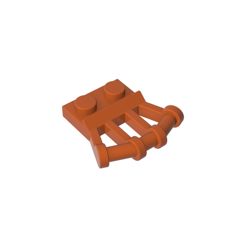Gobricks,Plate Special 1 x 2 with Angled Handles on Side,92692