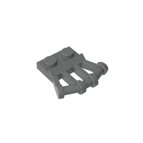 Gobricks,Plate Special 1 x 2 with Angled Handles on Side,92692
