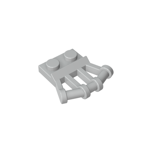 Gobricks,Plate Special 1 x 2 with Angled Handles on Side,92692