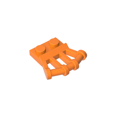 Gobricks,Plate Special 1 x 2 with Angled Handles on Side,92692