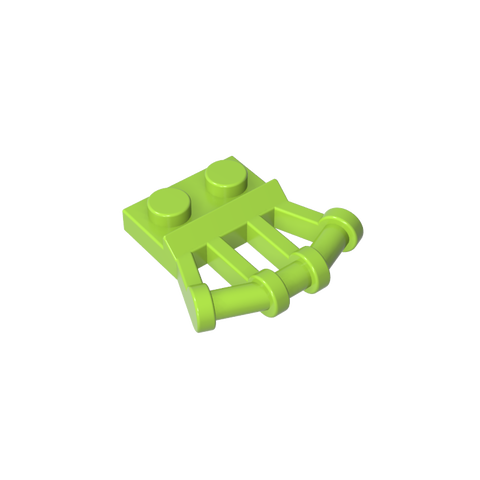 Gobricks,Plate Special 1 x 2 with Angled Handles on Side,92692