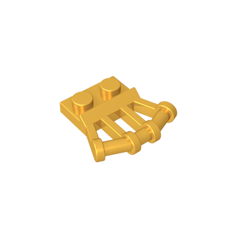 Gobricks,Plate Special 1 x 2 with Angled Handles on Side,92692
