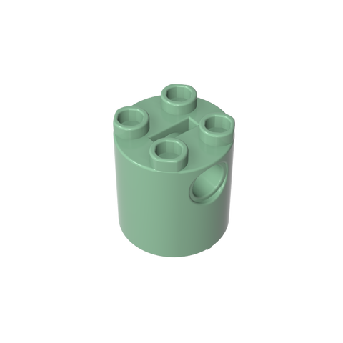Gobricks,Brick Round 2 x 2 x 2 Robot Body - without Bottom Axle Holder,30361,30361a,30361d,30361b,30361c