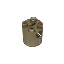 Gobricks,Brick Round 2 x 2 x 2 Robot Body - without Bottom Axle Holder,30361,30361a,30361d,30361b,30361c