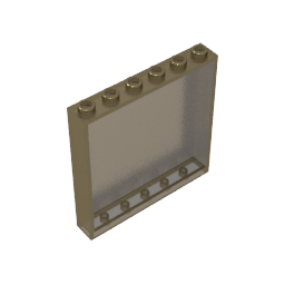 Gobricks,Panel 1 x 6 x 5,59349,35286,59350