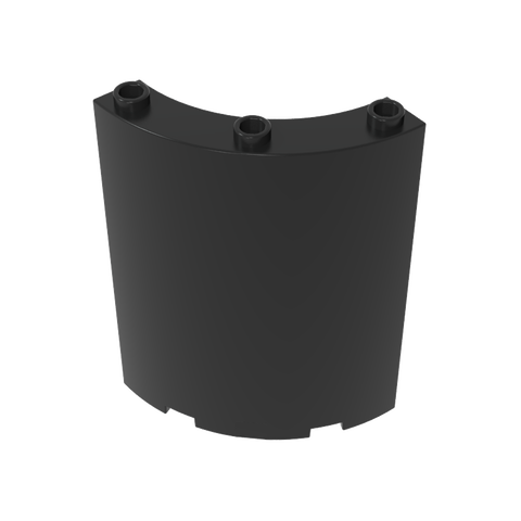 Gobricks,Panel 4 x 4 x 6 Quarter Cylinder,30562,46361,35276