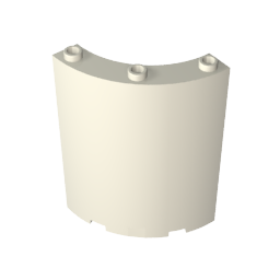 Gobricks,Panel 4 x 4 x 6 Quarter Cylinder,30562,46361,35276