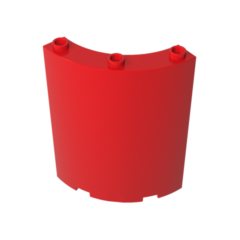 Gobricks,Panel 4 x 4 x 6 Quarter Cylinder,30562,46361,35276