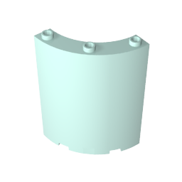 Gobricks,Panel 4 x 4 x 6 Quarter Cylinder,30562,46361,35276
