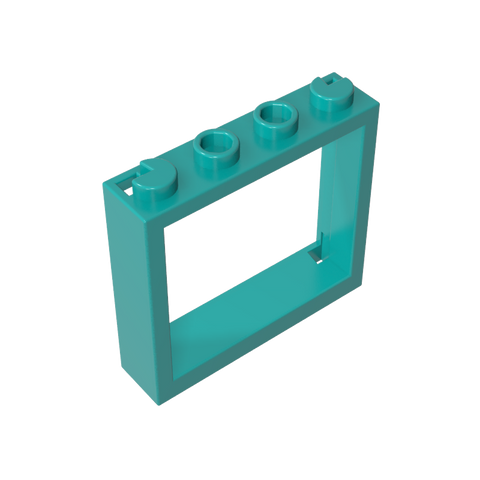 Gobricks,Window 1 x 4 x 3 without Shutter Tabs,60594