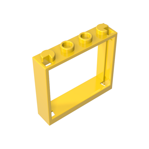 Gobricks,Window 1 x 4 x 3 without Shutter Tabs,60594