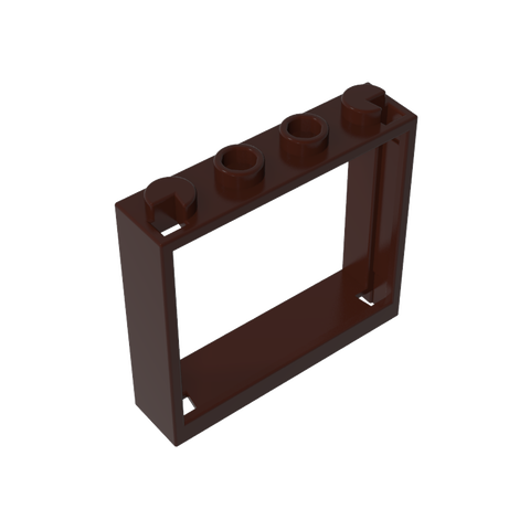 Gobricks,Window 1 x 4 x 3 without Shutter Tabs,60594