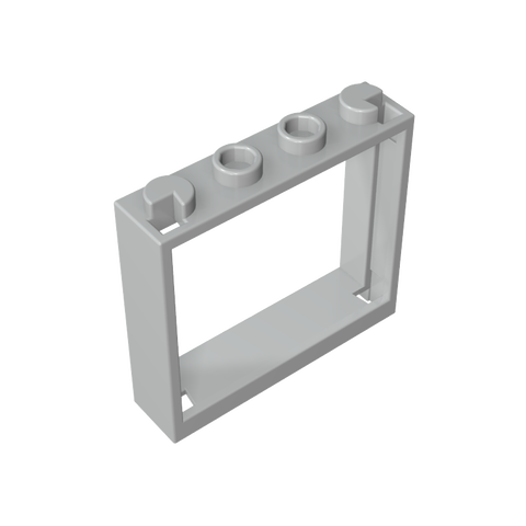 Gobricks,Window 1 x 4 x 3 without Shutter Tabs,60594