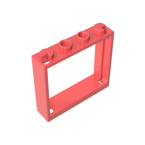 Gobricks,Window 1 x 4 x 3 without Shutter Tabs,60594