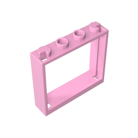 Gobricks,Window 1 x 4 x 3 without Shutter Tabs,60594