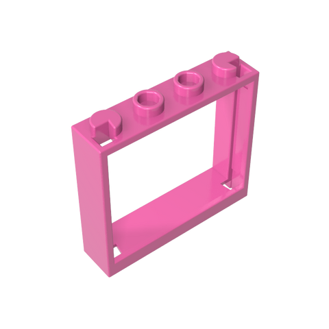 Gobricks,Window 1 x 4 x 3 without Shutter Tabs,60594
